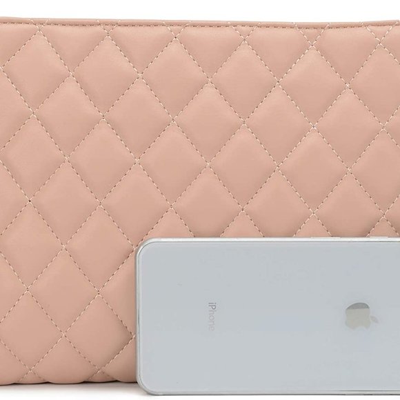 Quilted Crossbody Bag, Lightweight Wristlet